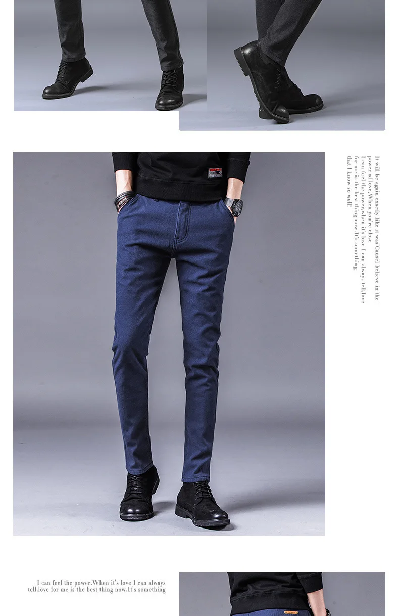 Buy Men's Hip-Hop Slim Fit Punk Jeans Holes Fashion Pencil Denim Pants Blue  XL at Amazon.in